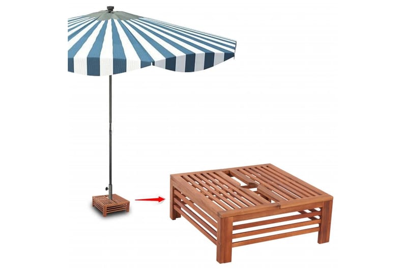 Träskydd för parasollfot - Brun - Parasollfot