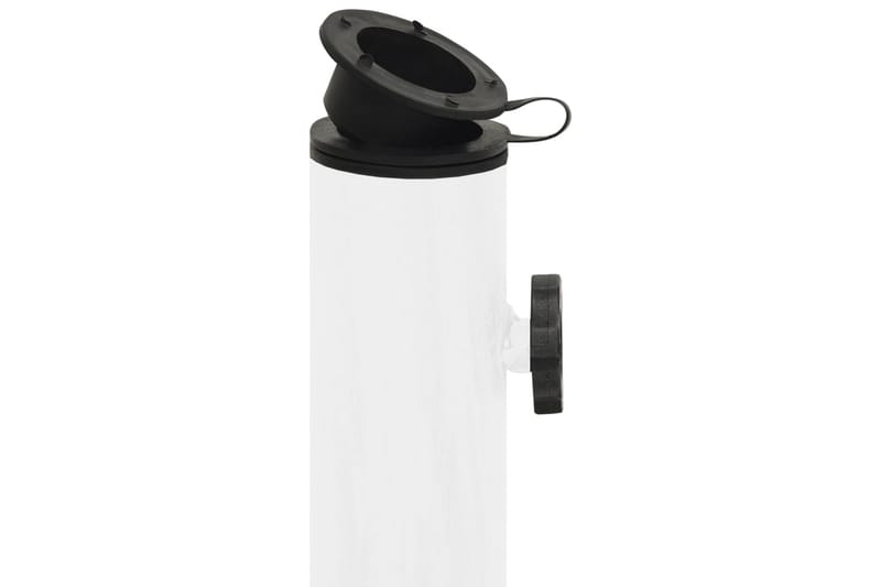 Parasollfot vit 40x40x32 cm gjutjärn - Vit - Utemöbler - Solskydd - Parasoll - Parasollfot