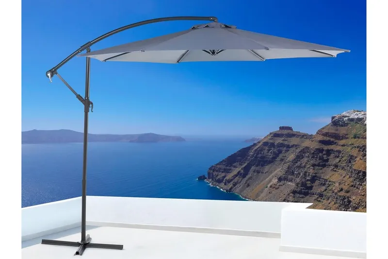 Ravenna Parasoll 240 cm - Grå - Utemöbler - Solskydd - Parasoll