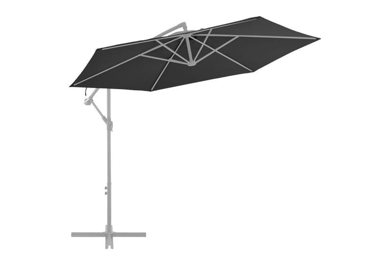 Reservtyg för frihängande parasoll svart 300 cm - Utemöbler - Solskydd - Parasoll