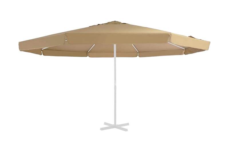 Reservtyg för parasoll taupe 500 cm - Utemöbler - Solskydd - Parasoll