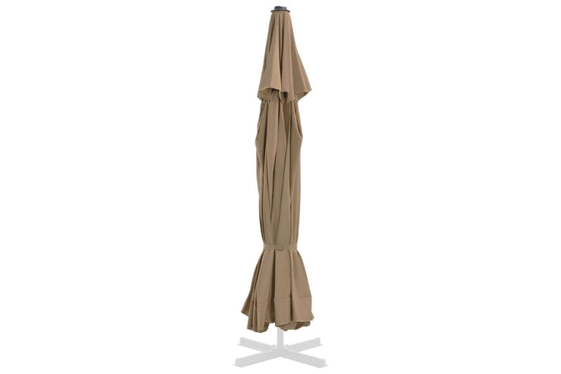 Reservtyg för parasoll taupe 500 cm - Utemöbler - Solskydd - Parasoll