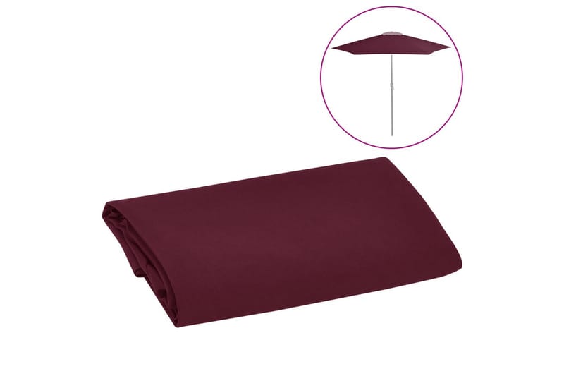 Reservtyg för parasoll vinröd 300 cm - Utemöbler - Solskydd - Parasoll