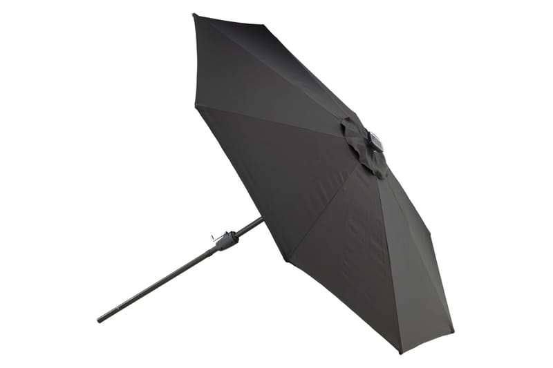 Sabal Parasoll 270 cm med LED - Svart - Utemöbler - Solskydd - Parasoll