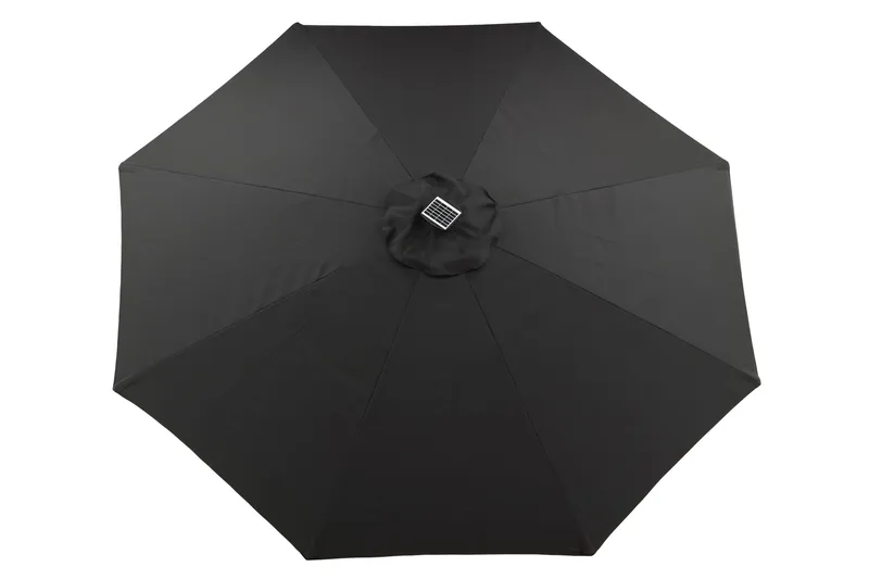 Sabal Parasoll 270 cm med LED - Svart - Utemöbler - Solskydd - Parasoll