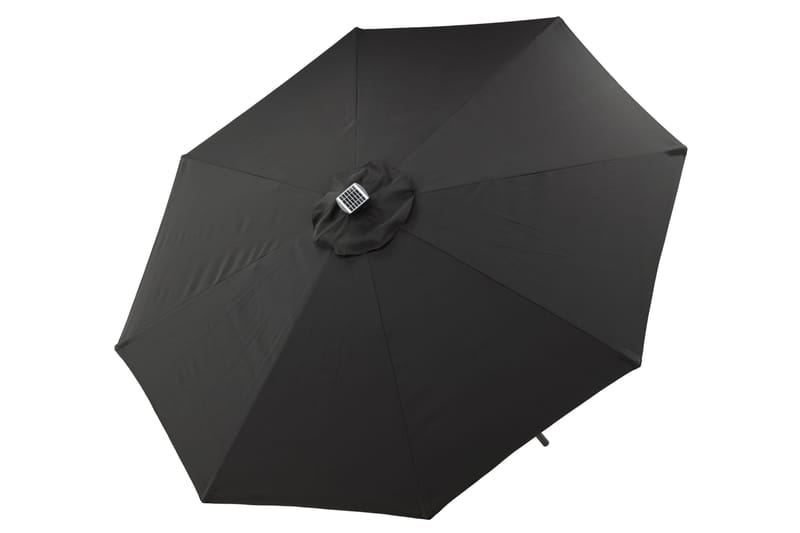 Sabal Parasoll 270 cm med LED - Svart - Utemöbler - Solskydd - Parasoll