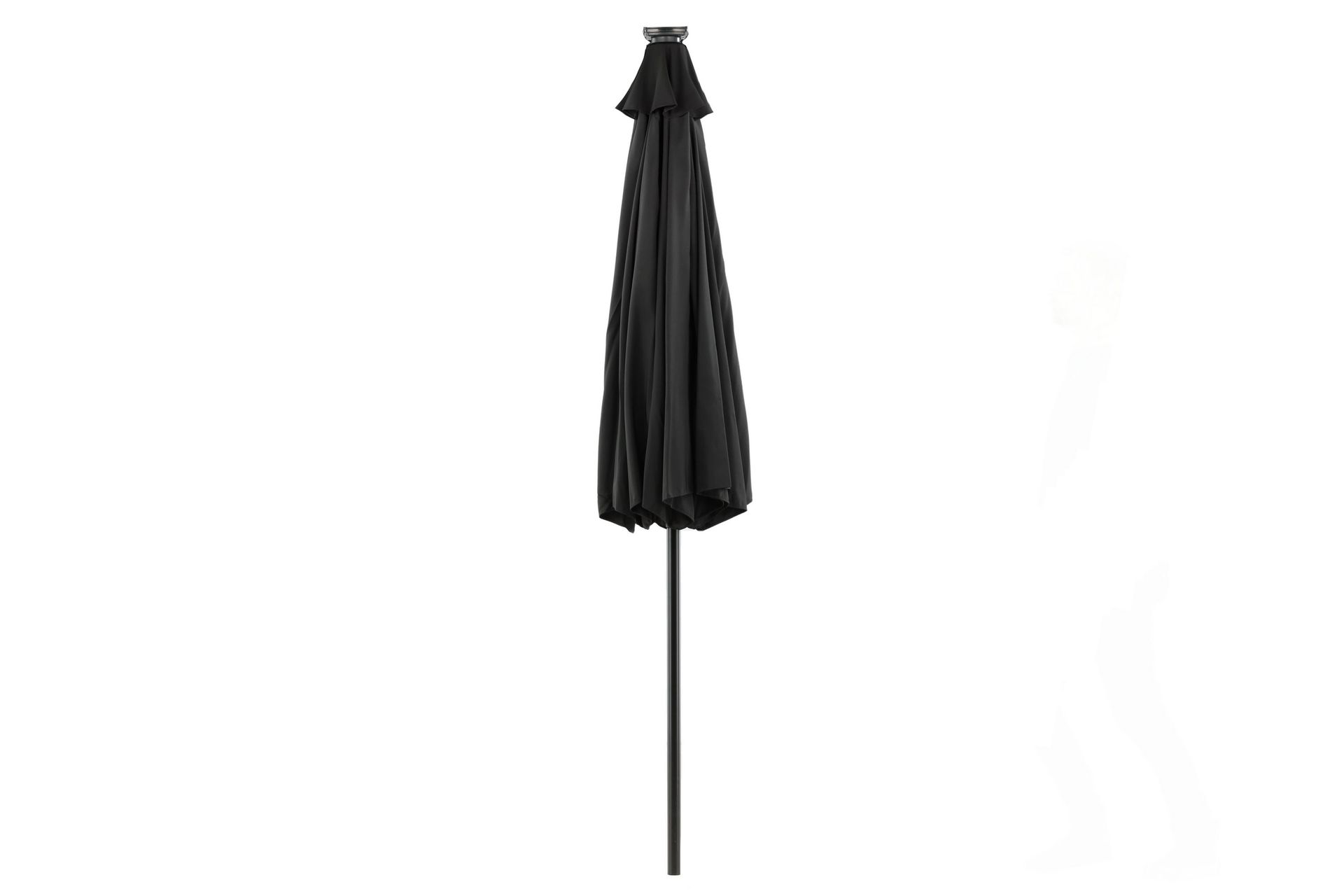 sabal parasoll 270 cm med led - svart