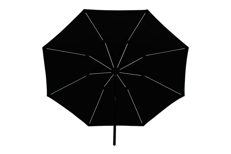 Sabal Parasoll 270 cm med LED - Svart - Utemöbler - Solskydd - Parasoll