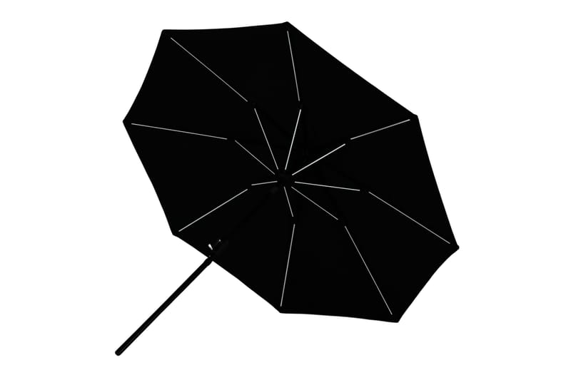 Sabal Parasoll 270 cm med LED - Svart - Utemöbler - Solskydd - Parasoll