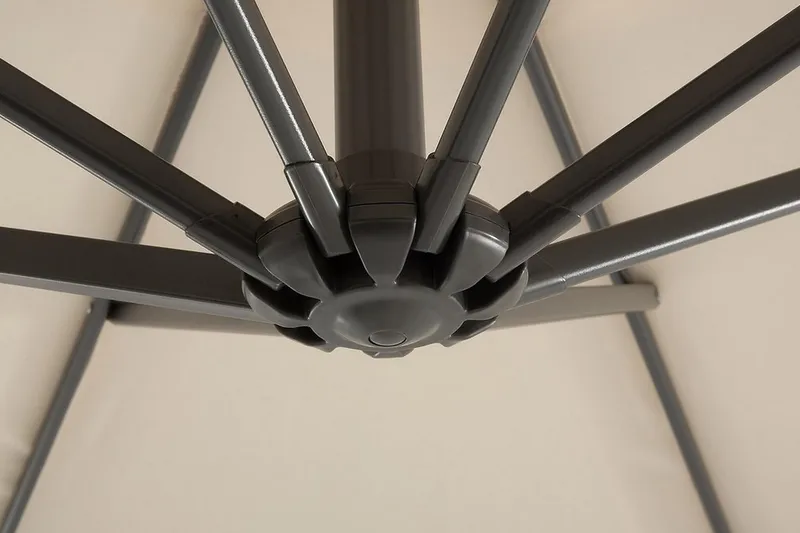 Savona Parasoll 240 cm - Vit - Utemöbler - Solskydd - Parasoll - Hängparasoll