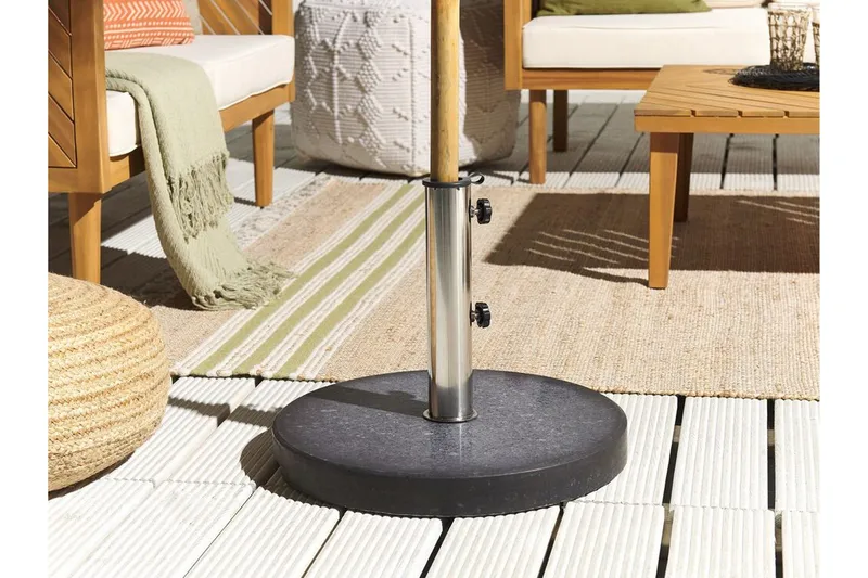 Scorrano Parasollfot 45x36 cm - Svart - Utemöbler - Solskydd - Parasoll - Parasollfot