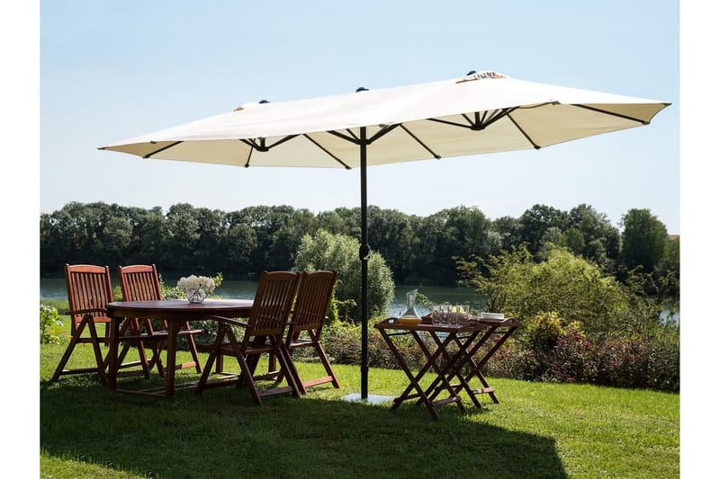 SIBILLA Parasoll 247 cm Beige - Utemöbler - Solskydd - Parasoll
