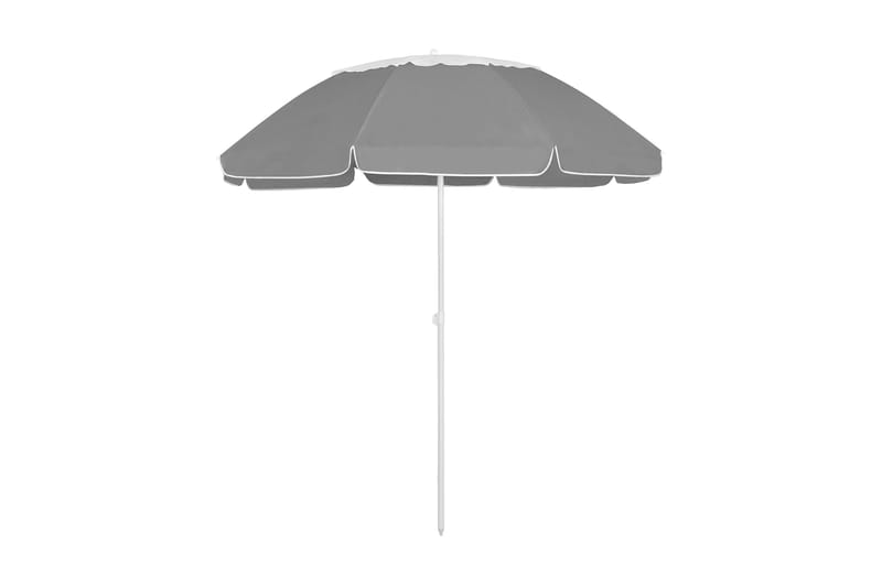 Strandparasoll antracit 300 cm - Antracit - Utemöbler - Solskydd - Parasoll - Strandparasoll