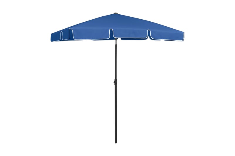 Strandparasoll azurblå 180x120 cm - Azurblå - Utemöbler - Solskydd - Parasoll - Strandparasoll