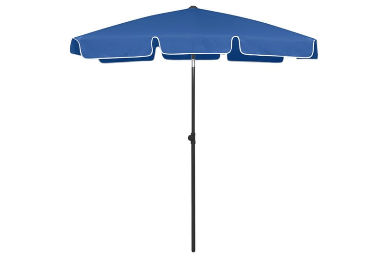 Strandparasoll azurblå 180x120 cm - Azurblå - Utemöbler - Solskydd - Parasoll - Strandparasoll
