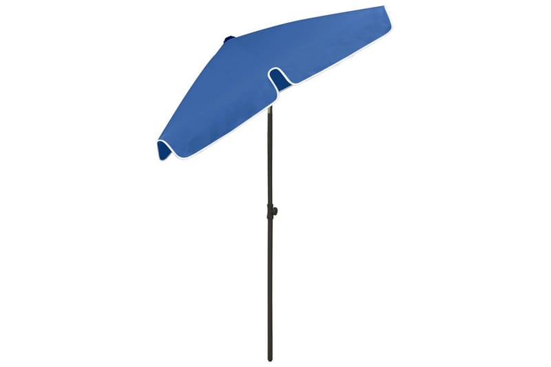 Strandparasoll azurblå 180x120 cm - Azurblå - Utemöbler - Solskydd - Parasoll - Strandparasoll