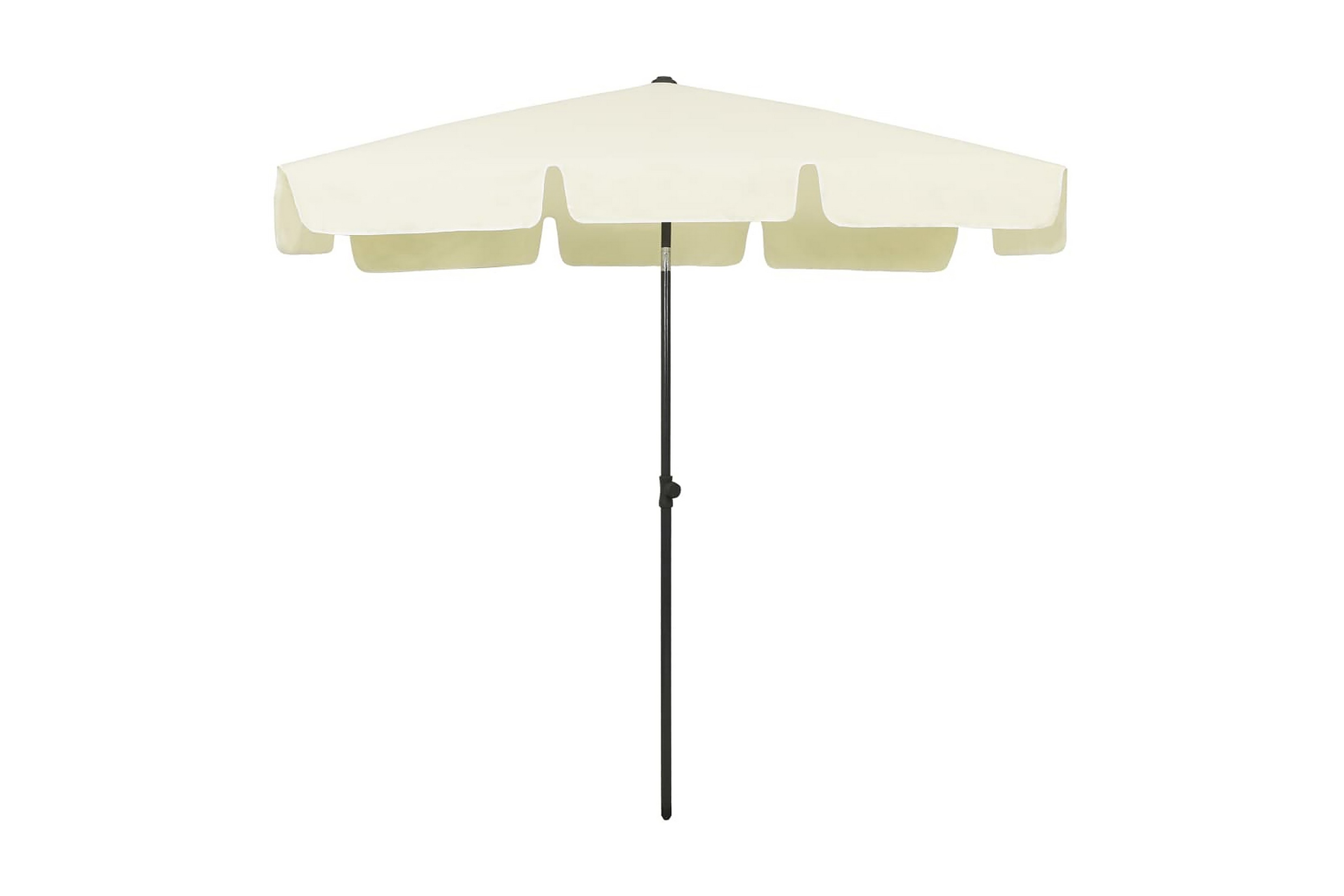 Be Basic Strandparasoll gul 200×125 cm – Gul