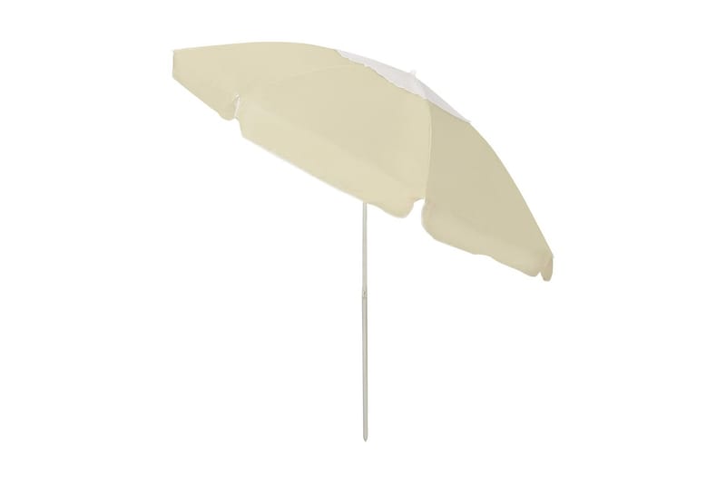 Strandparasoll gul 240 cm - Gul - Utemöbler - Solskydd - Parasoll - Strandparasoll
