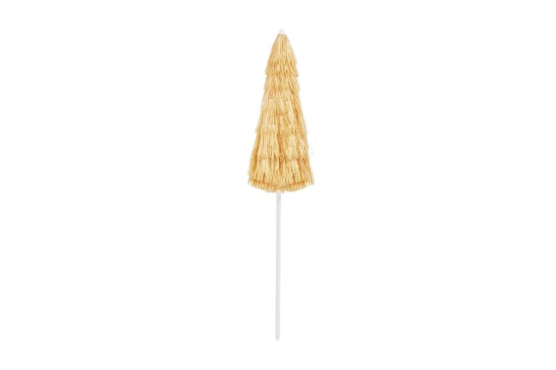Strandparasoll 240 cm Hawaii-stil naturlig - Brun - Utemöbler - Solskydd - Parasoll - Strandparasoll