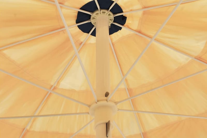 Strandparasoll 240 cm Hawaii-stil naturlig - Brun - Utemöbler - Solskydd - Parasoll - Strandparasoll