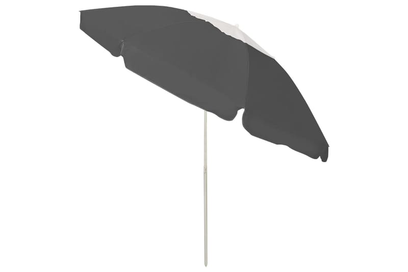 Strandparasoll antracit 240 cm - Antracit - Utemöbler - Solskydd - Parasoll - Strandparasoll