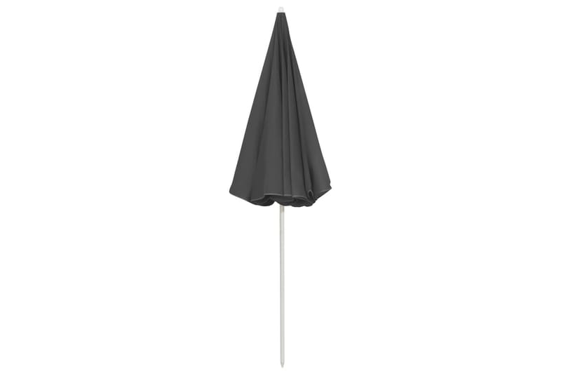 Strandparasoll antracit 240 cm - Antracit - Utemöbler - Solskydd - Parasoll - Strandparasoll