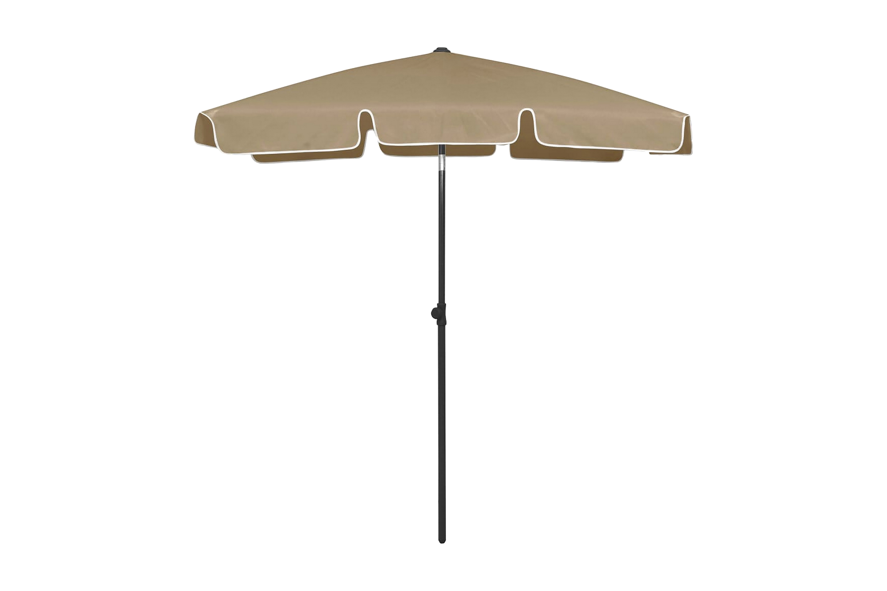 Be Basic Strandparasoll taupe 180×120 cm – Taupe