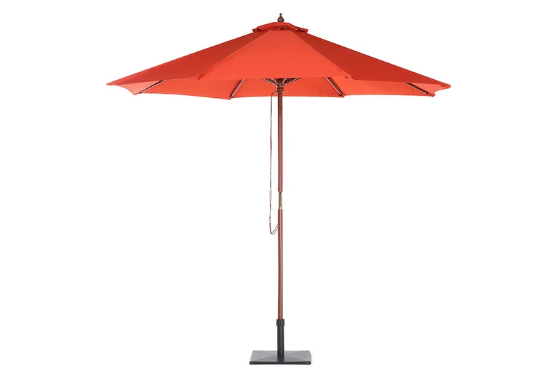 Toscana Ii Parasoll 254 cm - Röd - Utemöbler - Solskydd - Parasoll