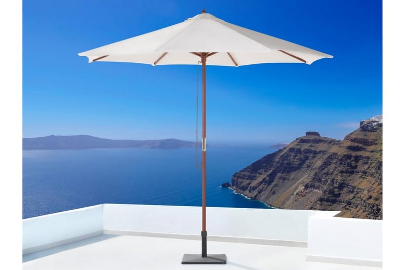 TOSCANA Parasoll 237 cm Beige - Utemöbler - Solskydd - Parasoll - Strandparasoll