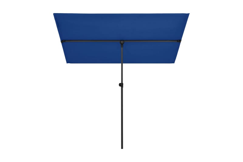Trädgårdsparasoll med aluminiumstång 180x130 cm azurblå - Blå - Utemöbler - Solskydd - Parasoll