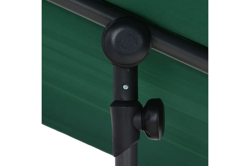 Trädgårdsparasoll med aluminiumstång 180x130 cm grön - Grön - Utemöbler - Solskydd - Parasoll