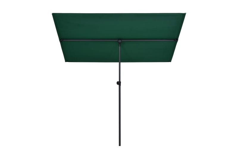 Trädgårdsparasoll med aluminiumstång 180x130 cm grön - Grön - Utemöbler - Solskydd - Parasoll