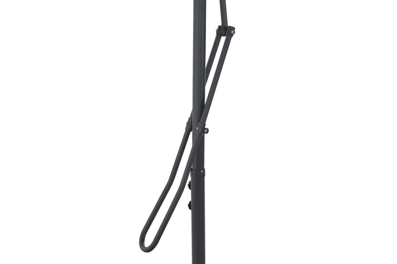 Trädgårdsparasoll med stålstång 250x250 cm taupe - Brun - Utemöbler - Solskydd - Parasoll