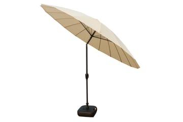 Utomhusparasoll BALI Ø2,7 m - sand - Utemöbler - Solskydd - Parasoll - Strandparasoll