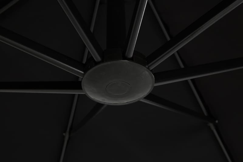 Vienna Lyx Parasoll 3,5 m - Svart - Utemöbler - Solskydd - Parasoll - Hängparasoll