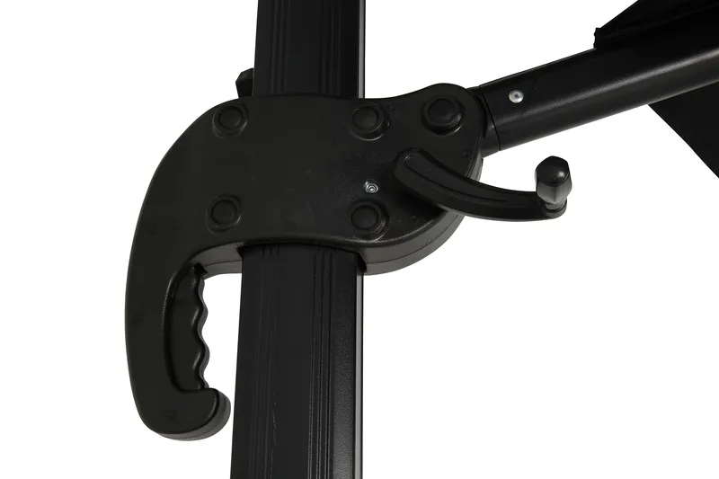 Vienna Lyx Parasoll 3,5 m - Svart - Utemöbler - Solskydd - Parasoll - Hängparasoll