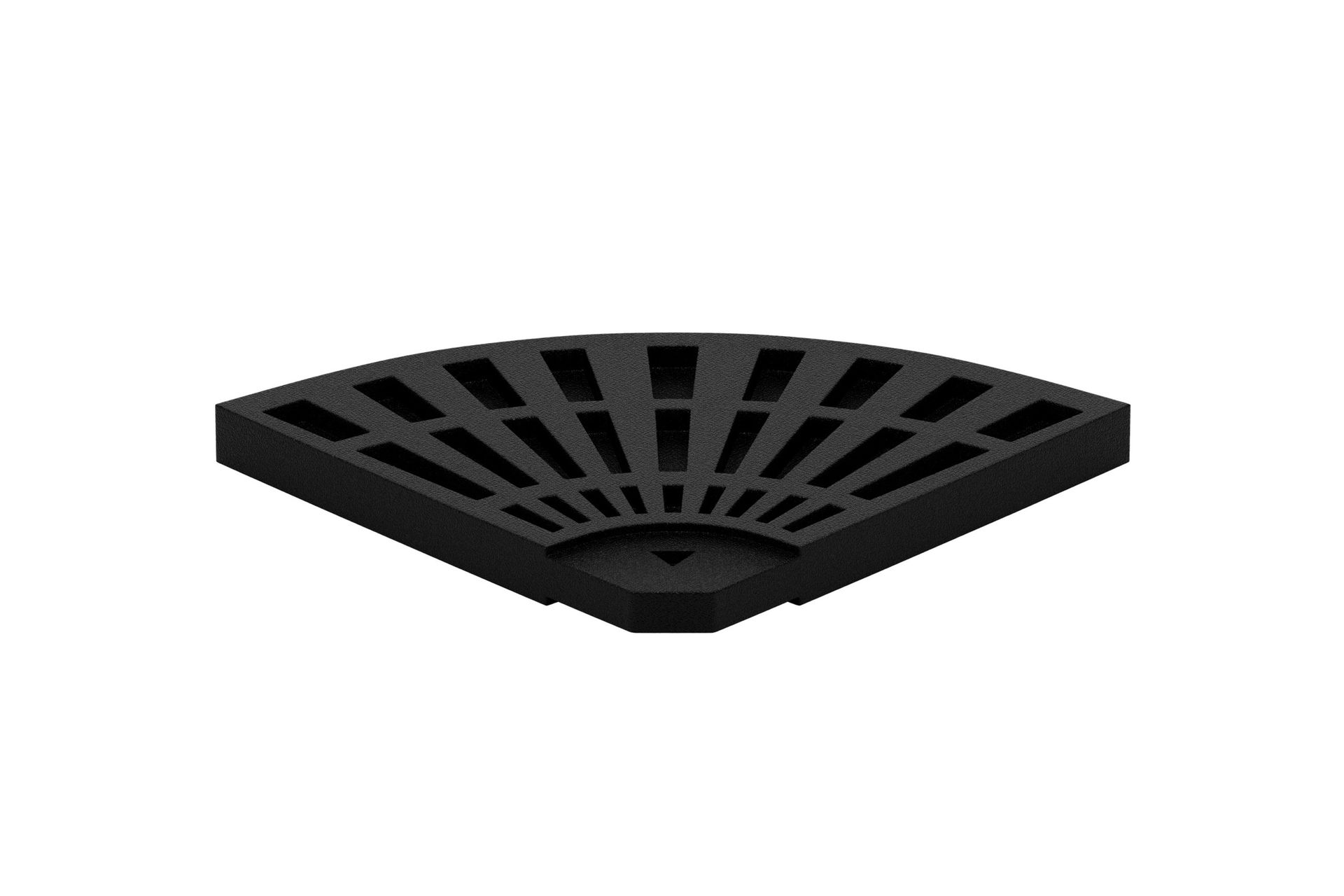 vienna parasollfot i betong - svart