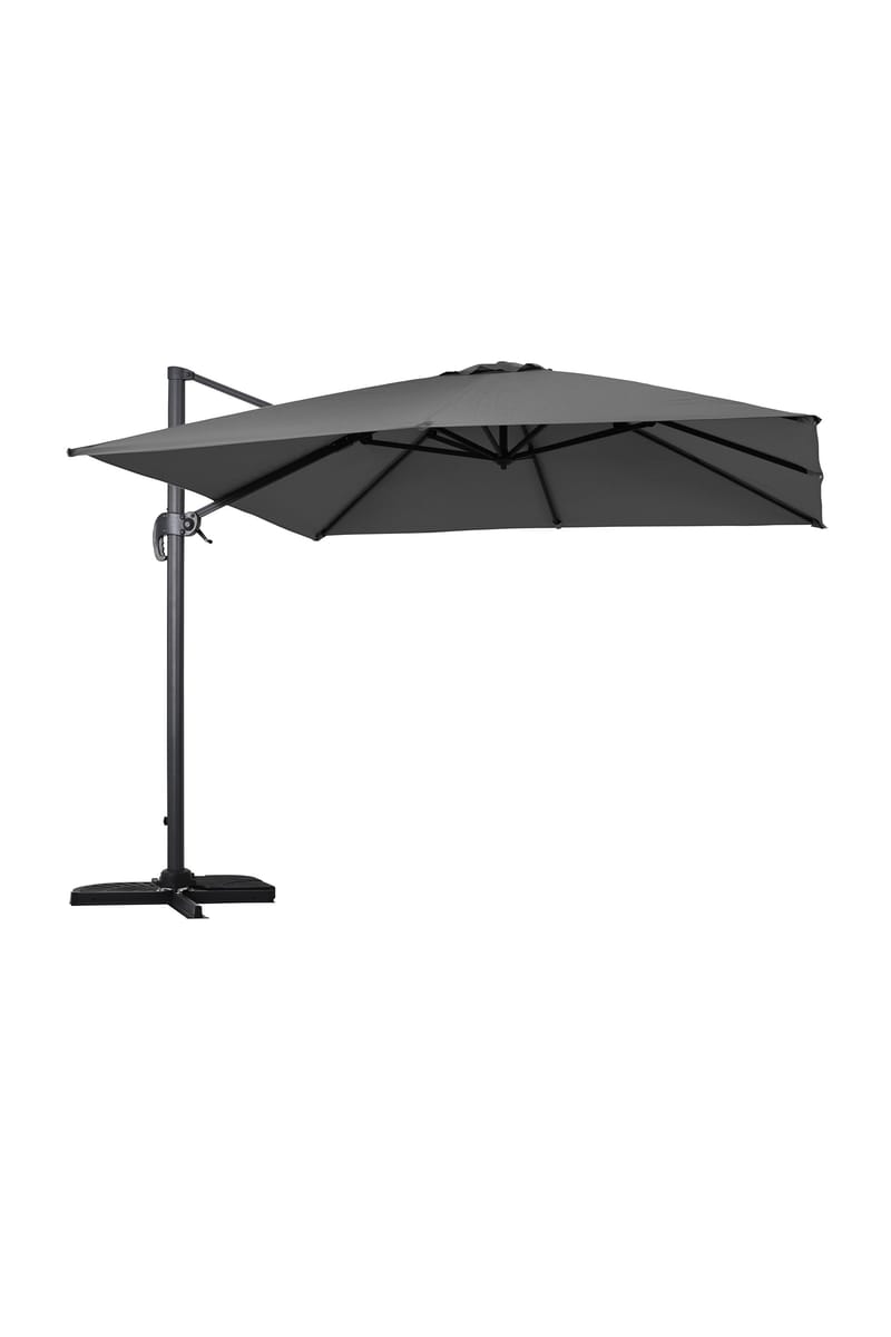 Vienna Parasoll 3m rund - Svart - Utemöbler - Solskydd - Parasoll - Hängparasoll