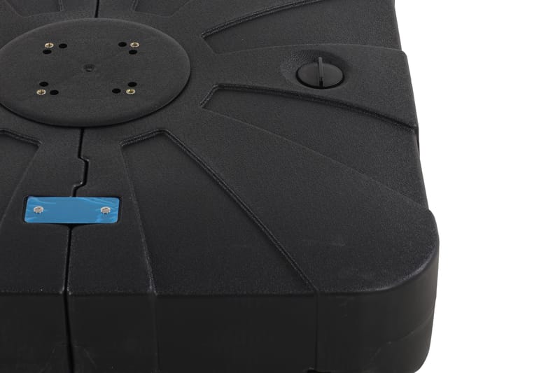 Vienna Parasollfot 84x84 cm vatten fyll för korsfot - Svart - Utemöbler - Solskydd - Parasoll - Parasollfot