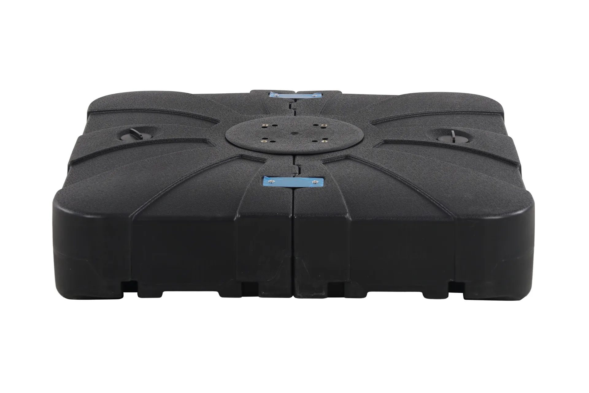 vienna parasollfot 84x84 cm vatten fyll för korsfot - svart