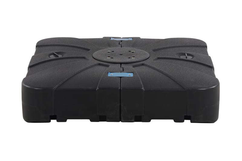 Vienna Parasollfot 84x84 cm vatten fyll för korsfot, Svart