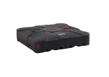 Vienna Parasollfot 84x84 cm vatten fyll för korsfot - Svart - Utemöbler - Solskydd - Parasoll - Parasollfot