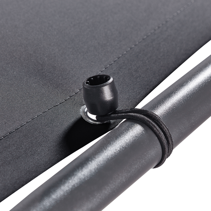 Paviljong Aventine 300 cm Stål - Grå/Svart - Utemöbler - Solskydd - Pergola