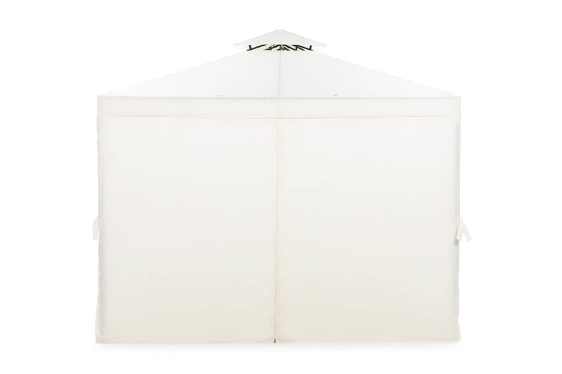 Bermuda komplett paviljong inkl tak och väggar 3x3m - Offwhite - Utemöbler - Solskydd - Paviljonger - Komplett paviljong