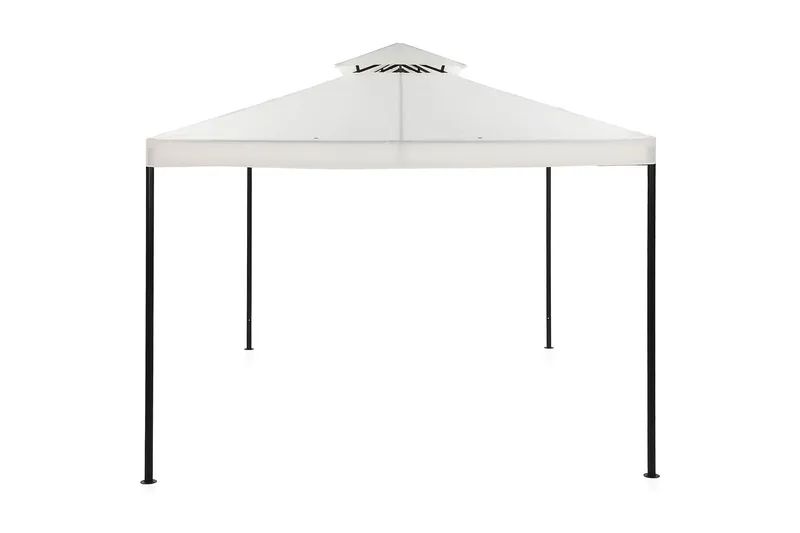 Bermuda komplett paviljong inkl tak och väggar 3x4m - Offwhite - Utemöbler - Solskydd - Paviljonger - Komplett paviljong