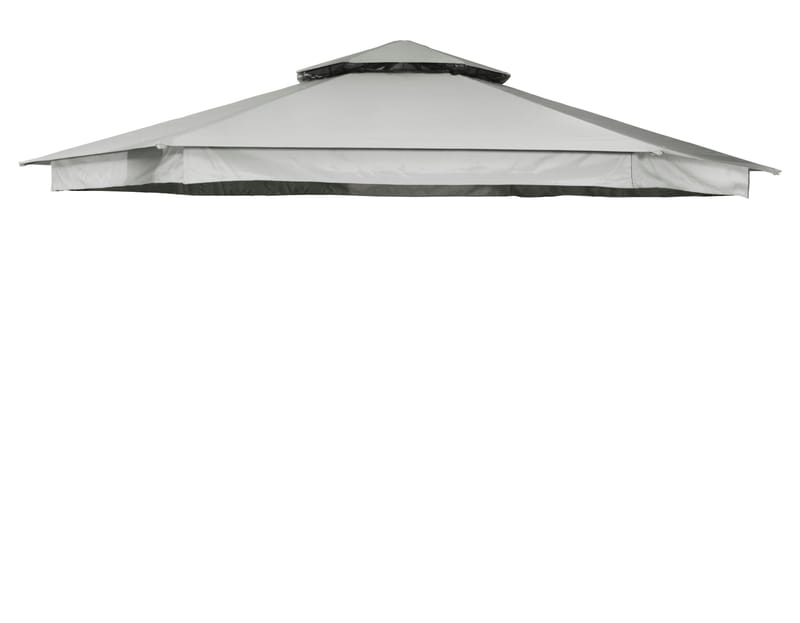 Hillerstorp Luxor Paviljongtak Ø400 cm Grå, Grå