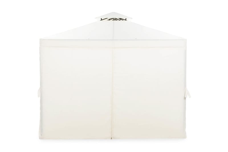 Bermuda Komplett Paviljong 3x4 m - Inkl Väggar och Nät Naturvit - Utemöbler - Solskydd - Paviljonger - Komplett paviljong