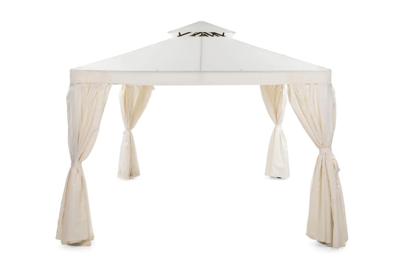 Bermuda Komplett Paviljong 3x3 m - Naturvit - Utemöbler - Solskydd - Paviljonger - Komplett paviljong