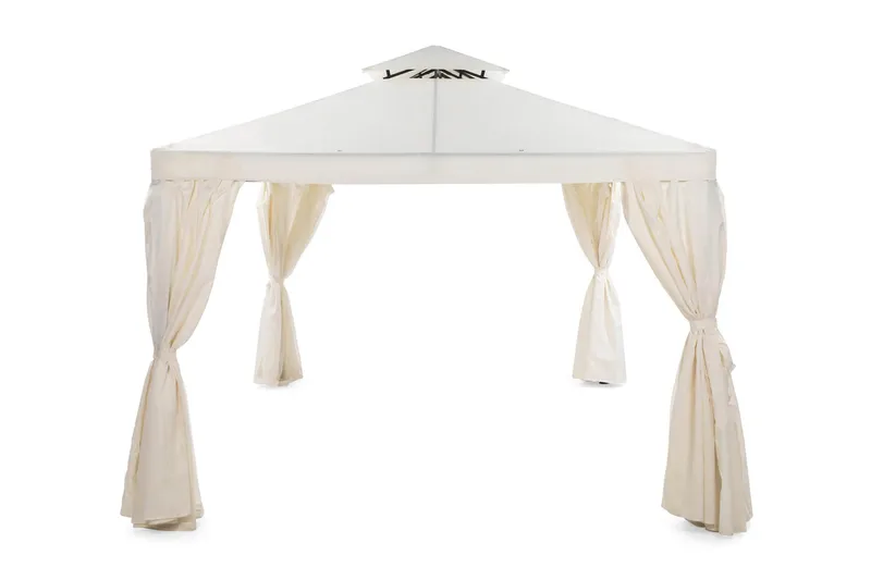 Bermuda Komplett Paviljong 3x3 m - Naturvit - Utemöbler - Solskydd - Paviljonger - Komplett paviljong