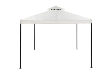 Bermuda Paviljong utan Väggar 300x300 cm inkl. Myggnät - Offwhite - Utemöbler - Solskydd - Paviljonger - Paviljong med tak